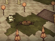 Das Box-Ding an einem Hölzernen Ding angebracht