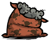 Gối Nhồi Len Thép trên mặt đất