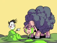 Официальный арт со слизовцой, сделанный во время трансляции разработчиков 17.04.2018