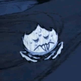 Araignée albino endormie