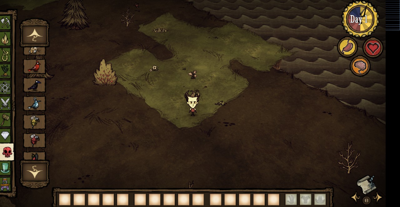 Game don t change. Дон Стар покет эдишн. Don t Starve Pocket Edition. Don't Starve Pocket Edition мир.
