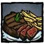 Стейк с картошкой (Steak Frites) Woven - Common Установи на иконку профиля изображение аппетитного стейка с картошкой.