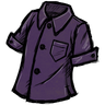 Рубашка с пуговицами (Buttoned Shirt) Common Рубашка с пуговицами наружу в избыточно-фиолетовом исполнении. К счастью, ткань такая, что её не придётся гладить. Впрочем, в районе кармана мяться будет в любом случае.