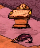 Một Bàn Vẽ Bản Đồ và một Bút Lông Vũ.