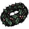 Праздничный венок (Holly Wreath) Spiffy Рождественский венок, который можно носить на голове. Пахнет зимой!