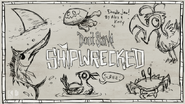 Mob Shipwrecked được vẽ trong suốt Klei Doodle Jam.