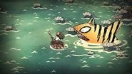 Cá Mập Hổ đuổi theo Wilson trên Biển.