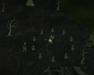 Wigfrid đứng trong Green Mushroom Fairy Ring