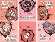 Glomglom và Glommer trong thẻ 2017 Valentine's Day.