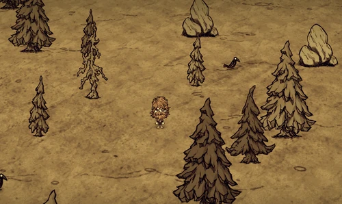 Woodie dans une forêt pétrifiée