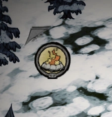 Icône du foyer allimenté par du charbon dans DST quand un personnage se trouve à proximité mais ne l'a pas encore en visuel.