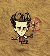 Wilson chạy khi cầm Quạt Xoay.