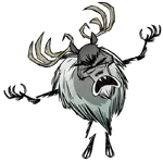 Циклоп-олень потревожен