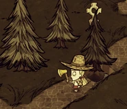 Một cây lỗi đang bay, mà không thể chặt.