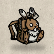 Backpack rabbit collection icon