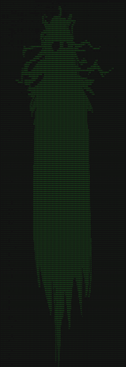 Hình ảnh Bóng Rình Mò được tìm thấy trong mã nguồn của trang chứa Mảnh ghép thứ sáu.