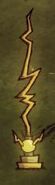 Lightning rod charged