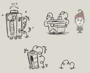 Earlier concepts for Winona's Generator from Rhymes With Play #228.