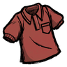 Рубашка поло (Collared Shirt) Common Рубашка любимого красного цвета Хиггсбери. Следи, чтобы ветер не трепал воротник.
