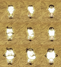 Wolfgang đeo một Bùa Phát Quang.