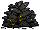 Золотая магмовая куча.png (21 Кб) Золотая магмовая куча. Золото из неё можно получить, используя лопату