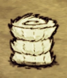 Chiếu Lông đặt trên đất.