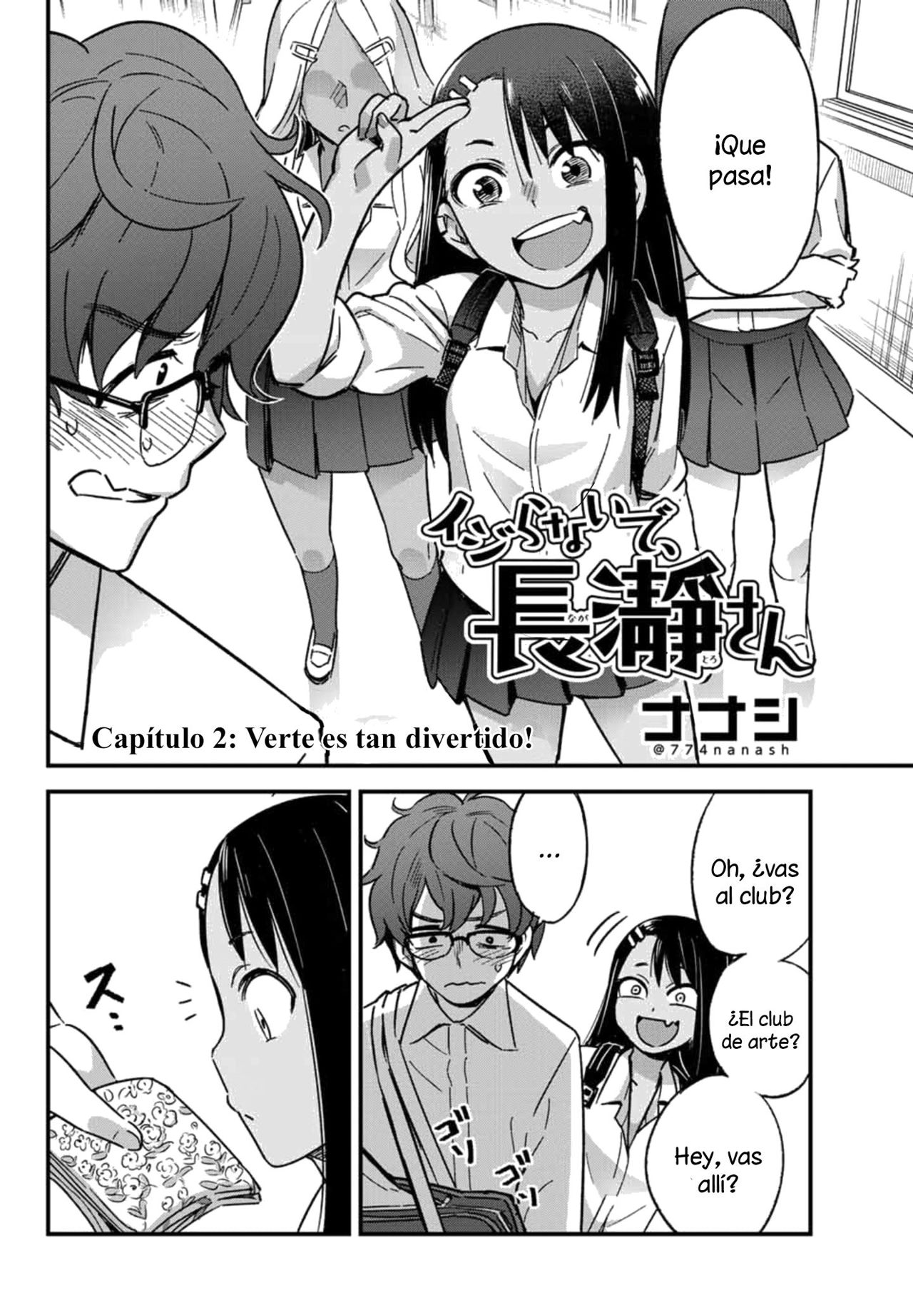 Don't Toy With Me, Miss Nagatoro hace oficial el anuncio de su