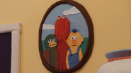 Him, Yellow Guy and Duck Guy in a portrait