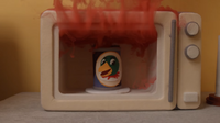 A can with Duck's organs