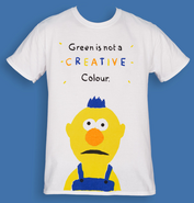 The "Green is not a CREATIVE Colour" shirt with Yellow Guy