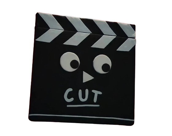 Clapperboard, Don't Hug Me I'm Scared Wiki