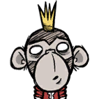 Wilbur - Jest królem małp, dzięki czemu małpy tropikalne nie kradną przedmiotów leżących na ziemi, gdy Wilbur jest w pobliżu. Wydala gnój co 1.5 dnia. Banany odnawiają mu 10 punktów poczytalności. Dostępny tylko w DLC Rozbitkowie.