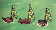 Lekki pierzasty żagiel na każdej łodzi