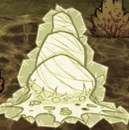 Kokon zamrożony przez Jeleniocyklopa