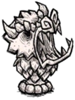 Marmurowa figura glinianego Warga