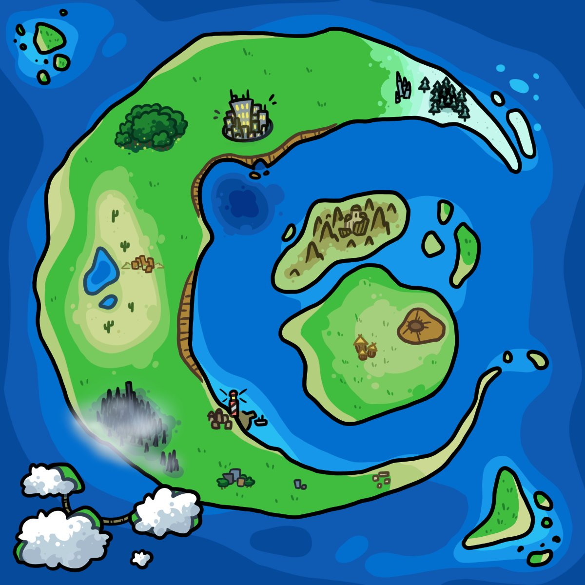 Locations, Doodle World Wiki