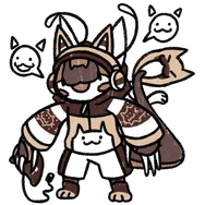 Unique Cat Gamer Antenaflight skin