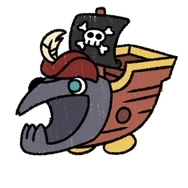 Pirate Partybug skin -- Designed by FishWidFeet