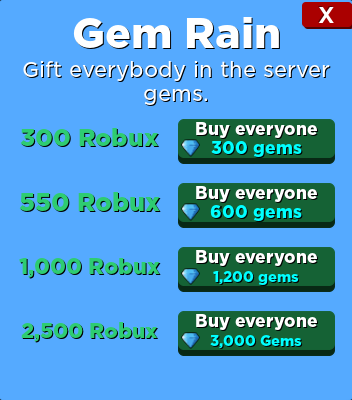 Robux rain - Roblox