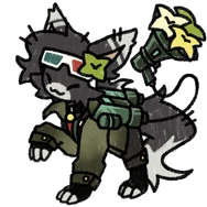 Ghost Hunter Cacmeow skin -- Designed by Xylneus