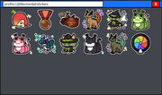 Sticker Selection