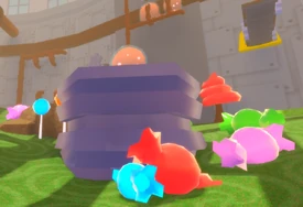 The jelly bean container.