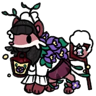 Misprint Red Camellia Fluppy skin