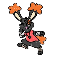 Mercenary Bunsweet skin -- Designed by TheCrownedMango