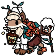 Red Camellia Fluppy skin -- Designed by PacThePenguinBoi
