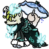 Misprint Butterfly Ensemble Fluppy skin