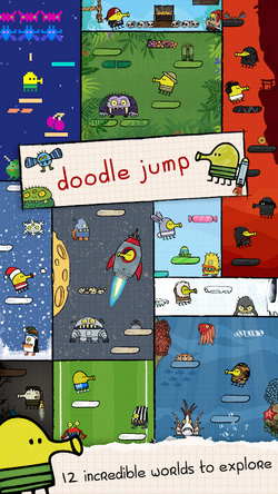 Doodle Jump Adventures (3DS) Adventure Part 2 of 4: Ninja - 10 Levels 