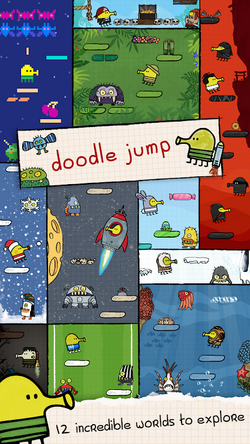 Doodle Jump Wiki - Найдите на этом скриншоте Doodler'a Тень! Кто нашел  отпишитесь в комментах!