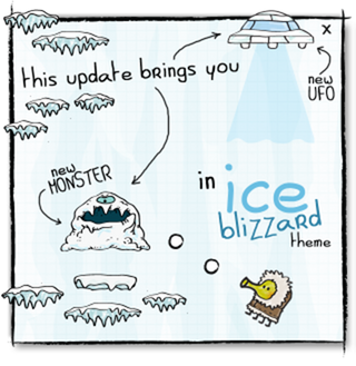 Doodle Jump Gets Updated - Adds New Ice Blizzard World