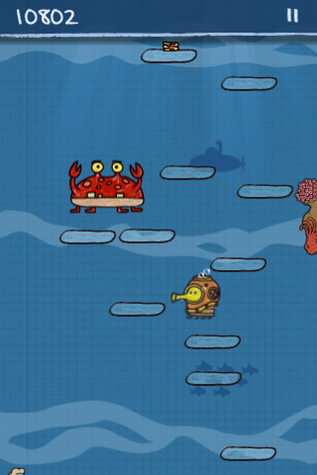 Doodle Jump' Updates Add Underwater Jumping and Retina Display